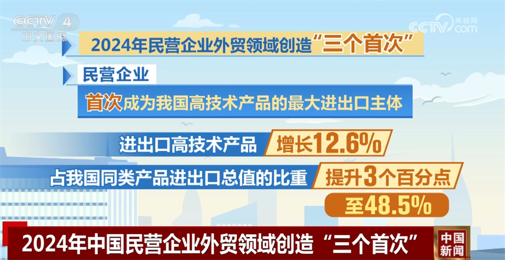 透过数据看2024年民营企业外贸成绩单 三大类外贸经营主体“风生水起”