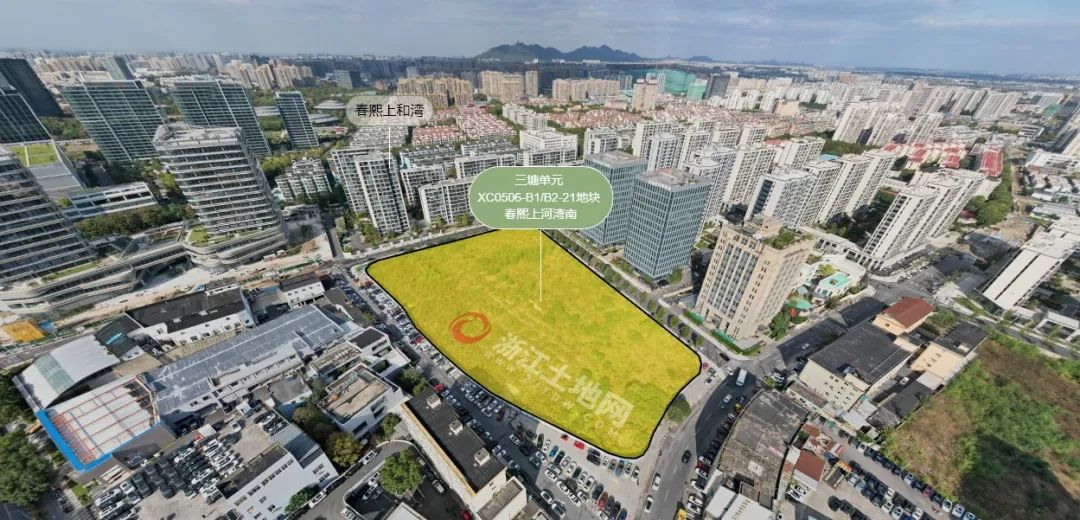 (三塘单元XC0506-B1/B2-21地块(春熙上河湾南)区位及实景图)