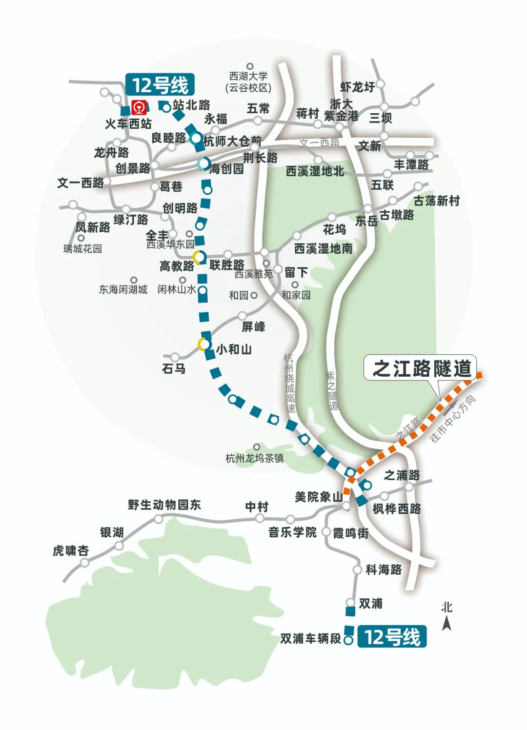 12号线走向示意 图片