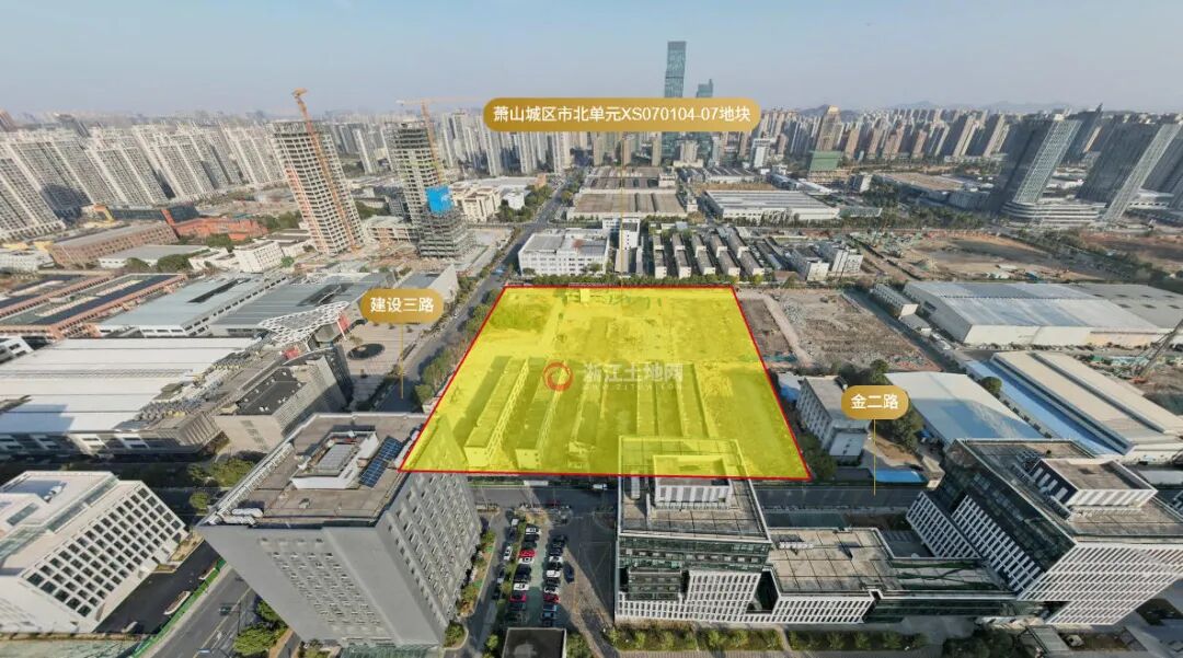 (市北128号地块实景图)