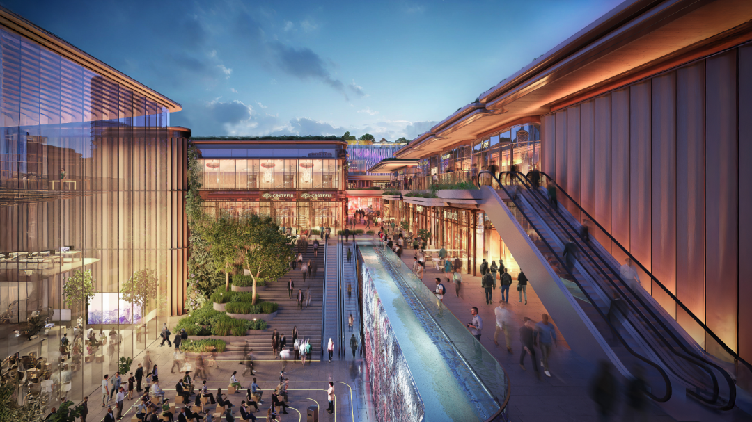 ▲杭州银泰中心效果图(仅为意向参考,最终以规划审批为准)