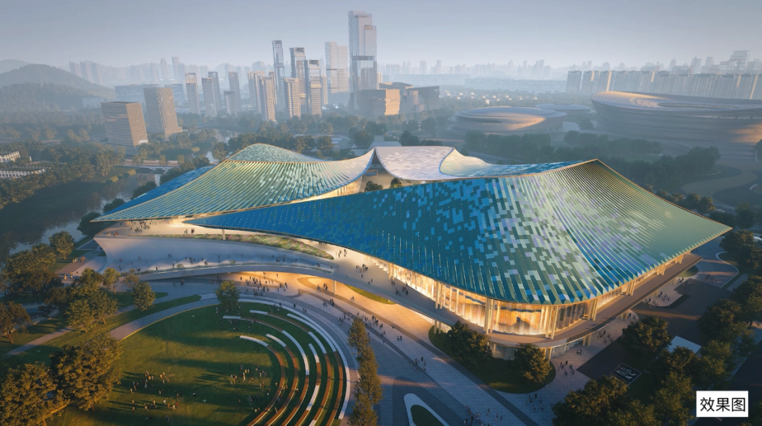 ▲杭州未来国际演艺中心效果图