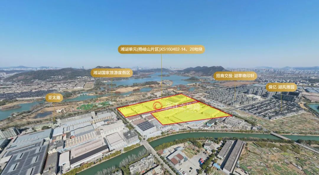 (湘湖127号地块实景图)