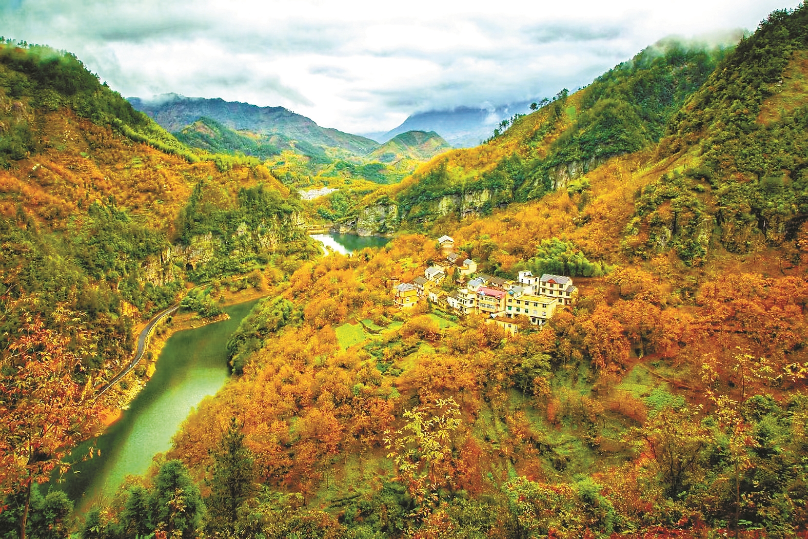 “浙皖边驿·云上天路”县域风貌区 市建委供图