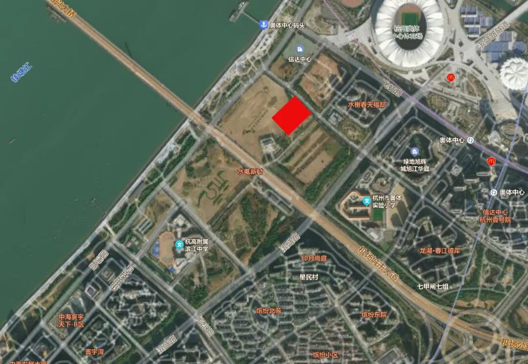 (新增宅地卫星示意图)