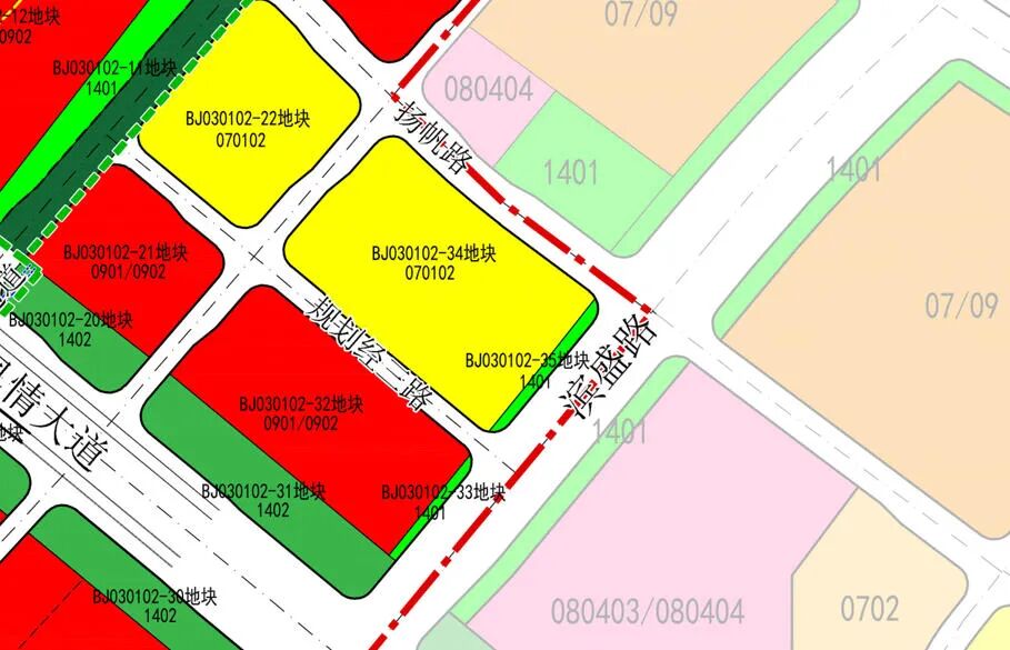 (南面地块区位图)