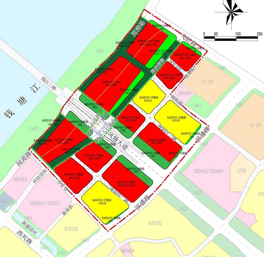 (调整后水电新村区块规划图)