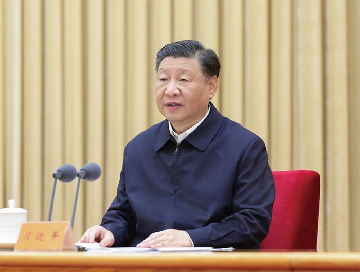 2023年10月30日至31日,中央金融工作会议在北京发表召开。中共中央总书记、国家主席、中央军委主席习近平出席会议并重要讲话。新华社记者鞠鹏/摄