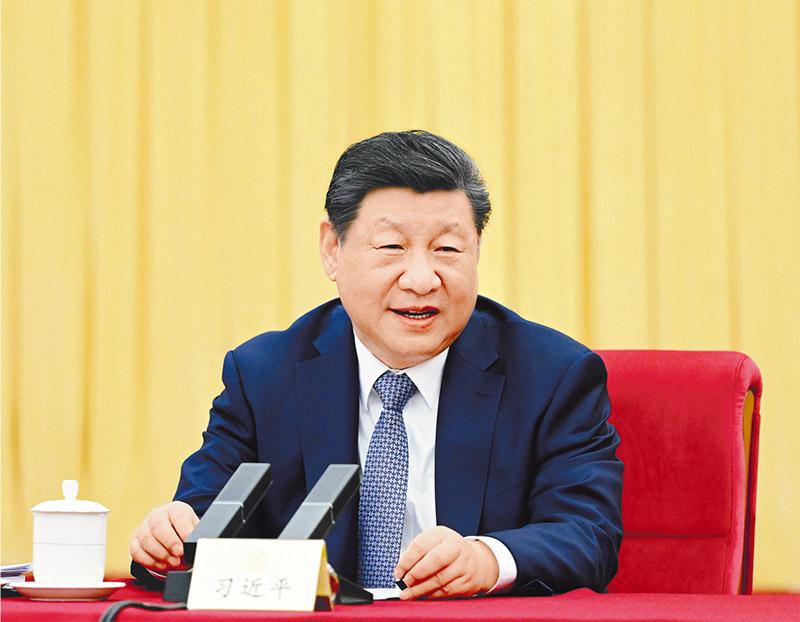 2026年3月6日下午,中共中央总书记、国家主席、中央军委主席习近平看望参加全国政协十四届四次会议的农工党、九三学社、医药卫生界、社会福利和社会保障界委员,并参加联组会,听取意见和建议。 新华社记者 谢环驰/摄