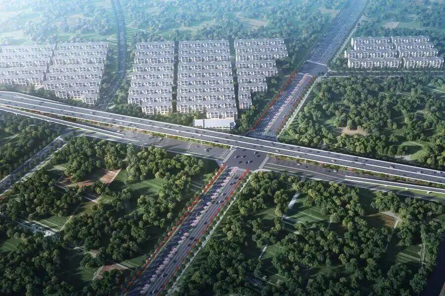 康良路(京杭大运河—运溪高架)工程一期效果图