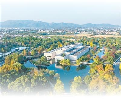 良渚博物院俯瞰。良渚遗址管委会供图