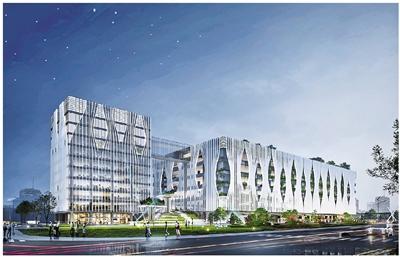 华丰公交停保基地效果图。